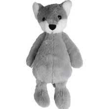 Dada Peluş Oyuncak Uyku Arkadaşı Tilki Gri 34 cm