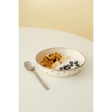 1001 Cupid Emaye Bowl Tabağı - Bowl Kase - Salata Kasesi - Sunum Kasesi