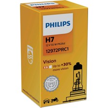1001 H7 55WATT +%30 Fazla Işık Ampul Premium Halogen(1 Adet)