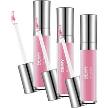 1001 Dewy Lip Glaze Parlak & Dolgun Görünüm Veren Yapışmayan Dudak Parlatıcısı 014 Soft Pınk (3 P