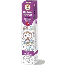 Lino Yapışkanlı Boyama Rulosu Dream Space 86X20 cm LS-102