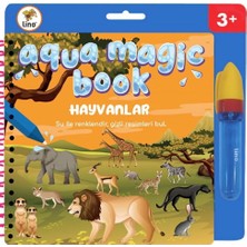 Lino Boyama Kitabı Aqua Magic Book Hayvanlar Sihirli TFL-1008