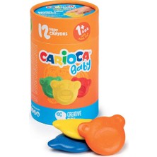 Carioca Teddy Bebek Crayons 12 Li 1+Yaş 43957