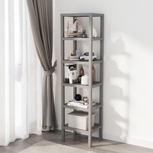 1001 6 Katlı Köşe Rafı | Banyo, Mutfak ve Kiler Için Yer Tasarruflu Organizer | Çok Amaçlı Plast