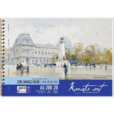 Karatis Resim Blok Spiralli Art 200 gr A5 20 Yp 486009-99