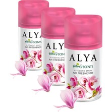1001 Nature's Scents Magnolia - Manolya Oda Kokusu Yedek Makine Spreyi 250 ml (3 Paketi)