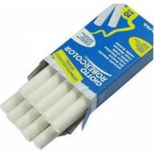 Robercolor Tebeşir Yuvarlak Tozsuz 10 Lu Beyaz 5387 00