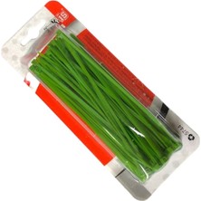 1001 Yeşil Plastik Kablo Bağı | 140MM x 2.5mm | 100 Adet | Cırt Kelepçe Seti | Tel Bağlama ve Kablo
