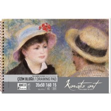 Karatis Çizim Blok Spiralli Art 160 gr 35X50 15 Yp 484007-99