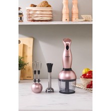 1001 Pro- Midi Plus 3'lü Blender Set Rosegold 1000W