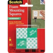 Scotch Çift Taraflı Yapışkan Köpük Kare 2,5x2,5 cm