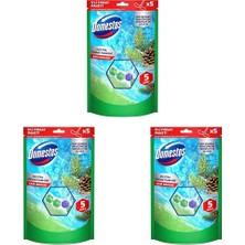 1001 Tuvalet Bloğu Çam Ormanı 5'li Güç, 250 Gram (3 Paketi)