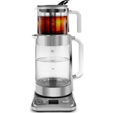 1001 Refika'dan Xl Cam Çay Makinesi Chrome