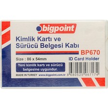 Bigpoint Kart Kabı Kimlik Sürücü Pp BP670
