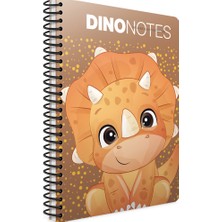Gıpta Dino Notes Spiralli Karton Kapak Defter A4 80 Çizgili