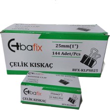 Bafix Kıskaç (Klips) Çelik 25 mm BFX-KLPS025