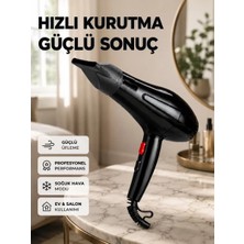 Tüm Saç Tipleri Için 2200W Güçlü Fön Makinesi Midastech