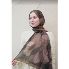 Efdal Soyut Çiçek Desen Vual Soft Şal