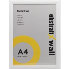 Ekstrafix Çerçeve A4 22 Li Beyaz FIX-ÇB04
