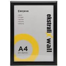 Ekstrafix Çerçeve A4 22 Li Siyah FIX-ÇS01