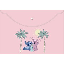 Lilo&stitch Çıtçıtlı Dosya Plastik A4 120770-14