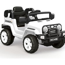 Dolu Oyuncak Sahara Beyaz 12 V Akülü Araba