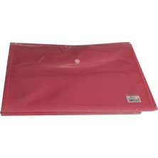 Bafix Çıtçıtlı Zarf Dosya A4 Pembe BFX-U1120P-PE
