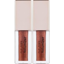 1001 Maxivolumizer Lipgloss 219 - Foxy Red - Kalıcı ve Nemlendirici Ruj - Dolgunlaştırıcı Etki (2 P