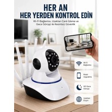 LED Aydınlatmalı 5 Antenli Motorlu 1080P Wifi Kamera Sensörlü Yeni Nesil Midastech