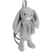 Dada Peluş Çanta Tavşan Gri 45 cm