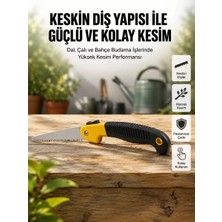 Ergonomik Saplı Katlanabilir Budama Testeresi Midastech