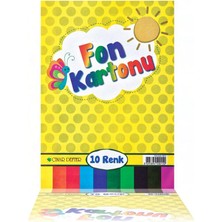 Çınar Fon Kartonu 24X34 10 Lu Karışık 50015