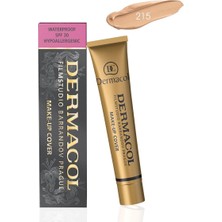 1001 Make-Up Cover Su Geçirmez Hipoalerjenik Spf 30 #215 (Tüm Akne Izleri ve Dövmeleri Kapatır)