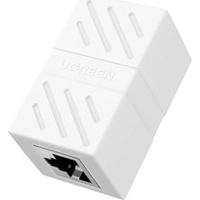1001 RJ45 Cat6 Cat7 Cat8 Ethernet Kablo Uzatma Aparatı Beyaz