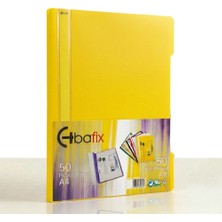 Bafix Telli Dosya Plastik Xl Sarı A4