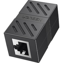 1001 RJ45 Cat6 Cat7 Cat8 Ethernet Kablo Uzatma Aparatı Siyah