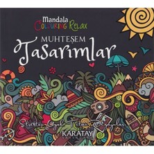 4e Boyama Kitabı Muhteşem Tasarımlar Mandala Karatay