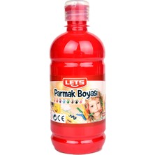 Lets Parmak Boyası 500 ml Kırmızı L-5004