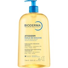 1001 Atoderm Shower Oil Kuru Ciltler Için Niasinamid Içeren Nemlendirici ve Besleyici Duş Yağı Bebe