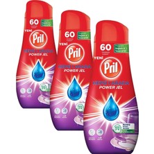 1001 Hepsi 1 Arada Jel Standart 60 Yıkama Bulaşık Deterjanı (1 x 1080G) (3 Paketi)