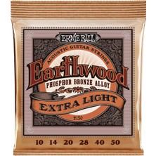1001 Earthwood Extra Hafif Fosfor Bronz Akustik Gitar Telleri - 10-50 Kalınlık