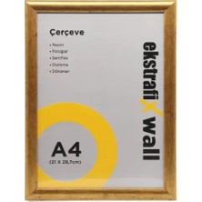 Ekstrafix Çerçeve A4 22 Li Altın FIX-ÇA05