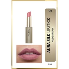 1001 Aura Silk Lipstick 04 Nude Dream Kremsi Yarı Parlak Ruj - Nude