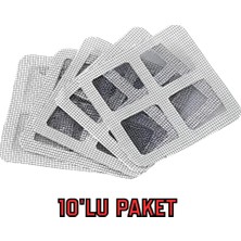 1001 10'lu Tek Kullanımlık Banyo Gider Süzgeci ve Sineklik Tamir Kiti