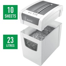 Leitz Evrak Imha Makinesi Iq Slim Home Office Beyaz L-8001