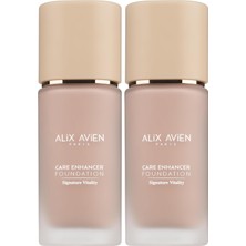 1001 Kırışıklık Karşıtı Nemlendirici SPF30 Parlak Bitişli Fondöten Care Enhancer 802 Sandy Rose
