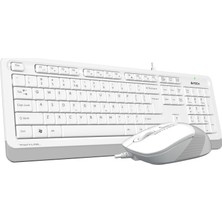 A4Tech A4 Tech F1010 Q USB Beyaz Tr mm Klavye+Opt Mouse