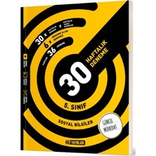 Akm Kitap 5. Sınıf Sosyal Bilgiler Haftalık Deneme Hız Yayınları