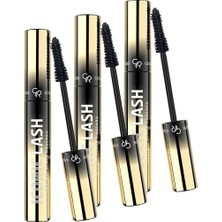 1001 Iconic Lash Intense Black Mascara - Biotin ve Moringa Yağlı Hacim Veren Maskara (3 Paketi)