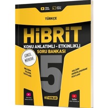 Akm Kitap 5. Sınıf Türkçe Hibrit Konu Anlatımlı Etkinlikli Soru Bankası Hız Yayınları